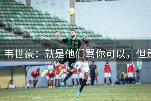 韦世豪：就是他们骂你可以，但是你不可以还嘴，还嘴就是错的